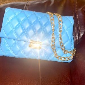 Ladies Wild Shoulder Bag Casual Tide Chain Lingge Ladies Bag Wild Shoulder